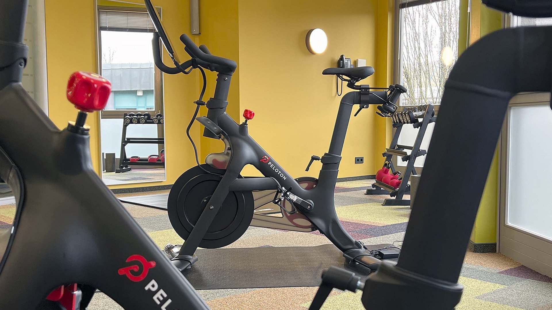 Our sauna and fitness area